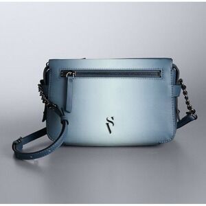 Simply Vera‎ Wang Purse Sintra Crossbody Blue Ombré New